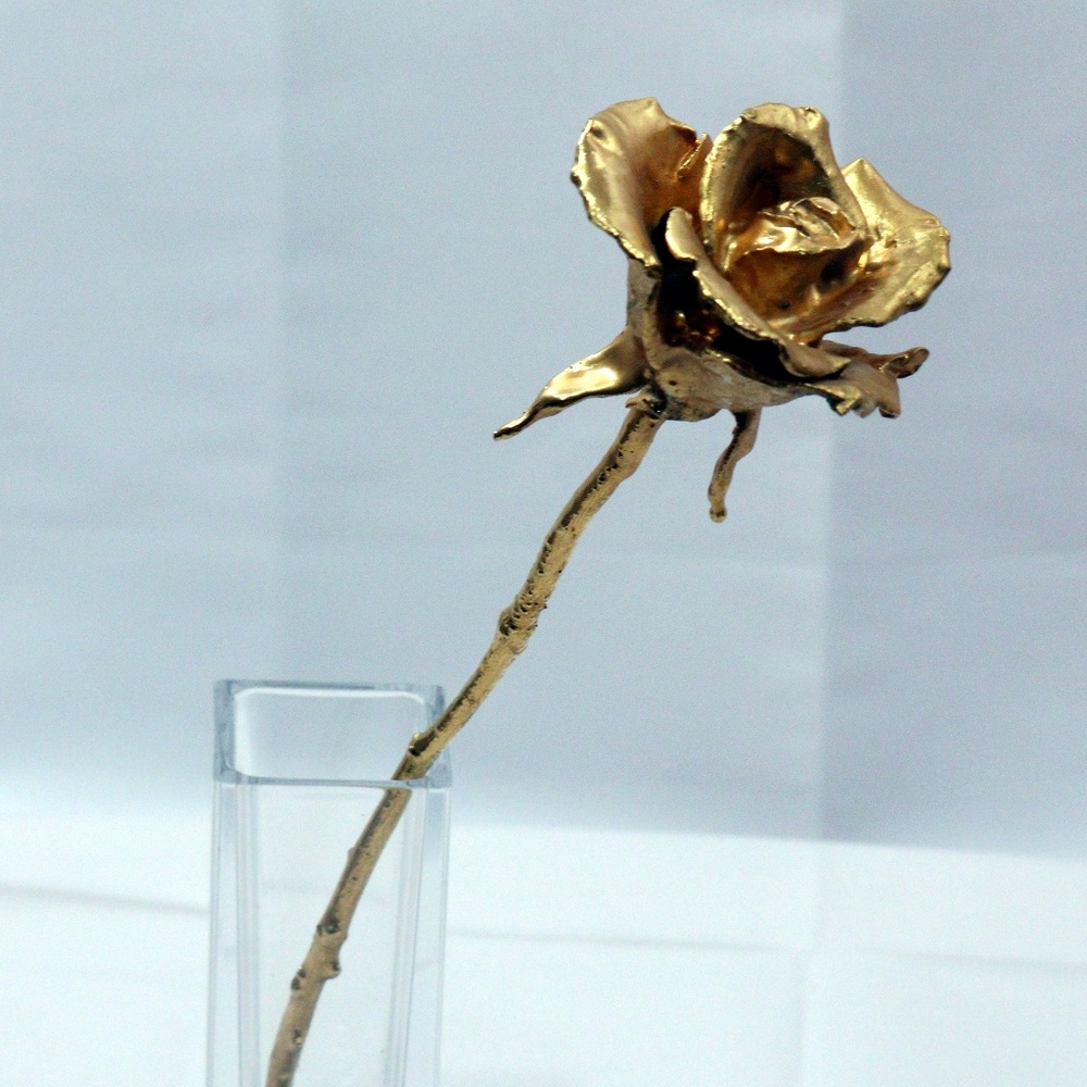 24K Gold Dipped Real Rose
